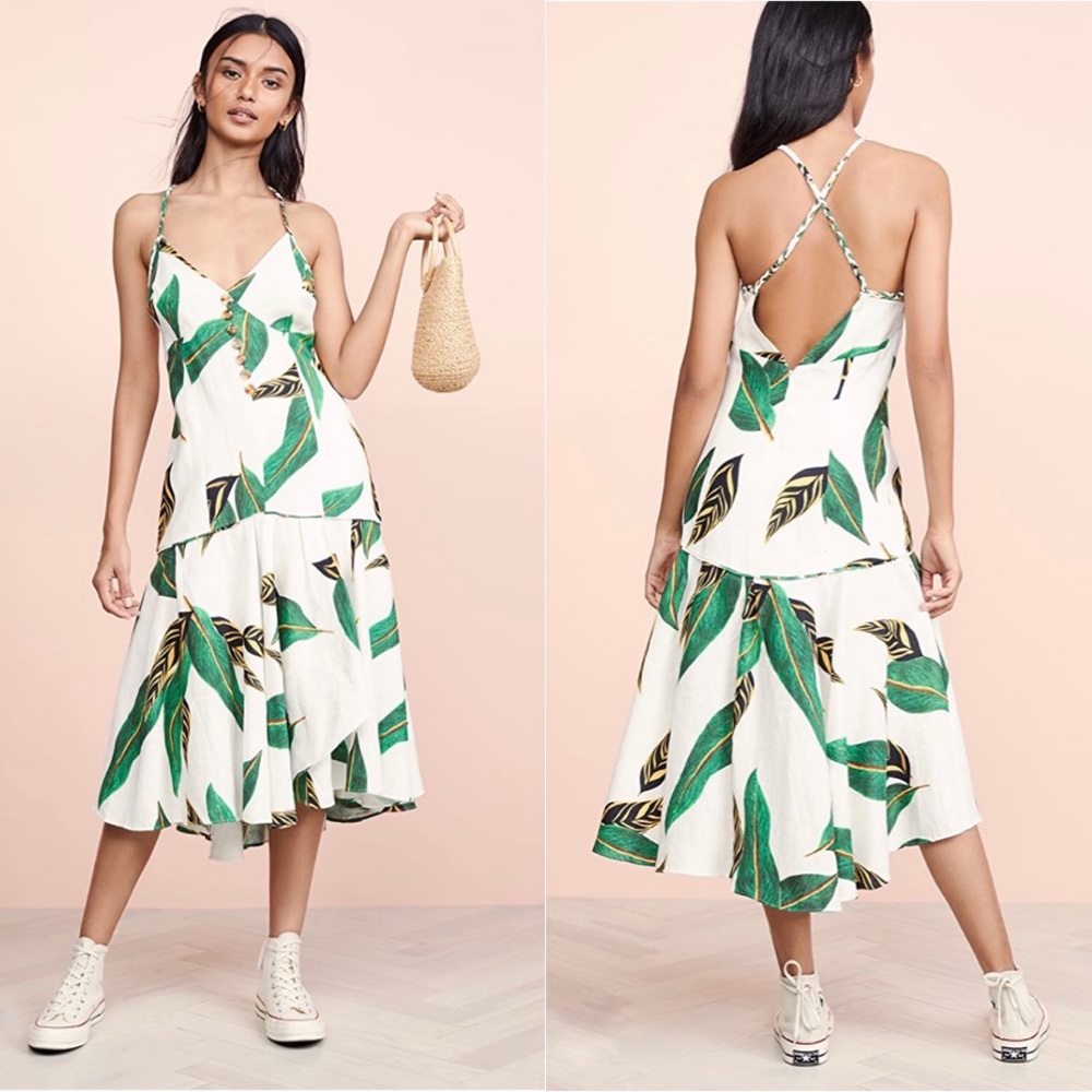 Farm Rio Amazonia Midi Dress SZ Small